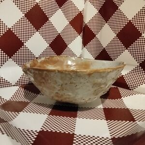 Homemade ceramic bowl